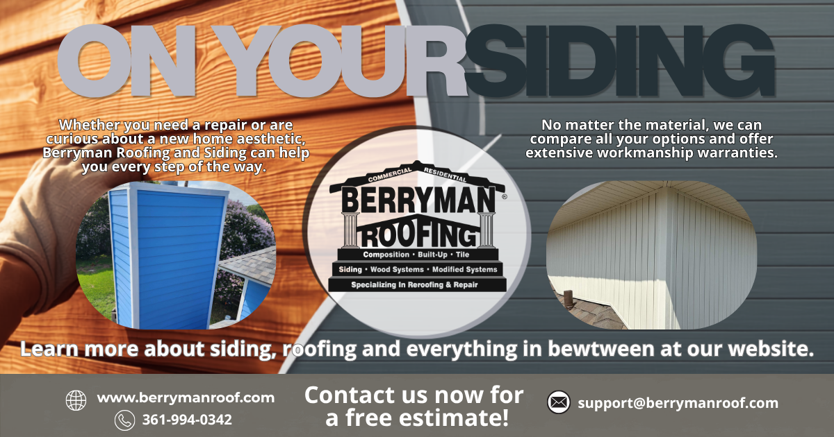Our guide to siding repair and installation in the Coastal Bend.